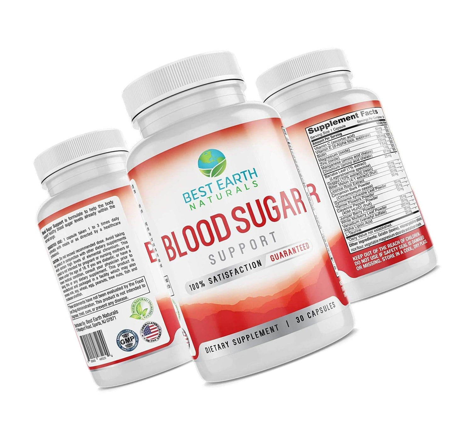 Blood Sugar Support Supplement Formula Supports Blood Sugar Levels Within The Normal Range 60 Count