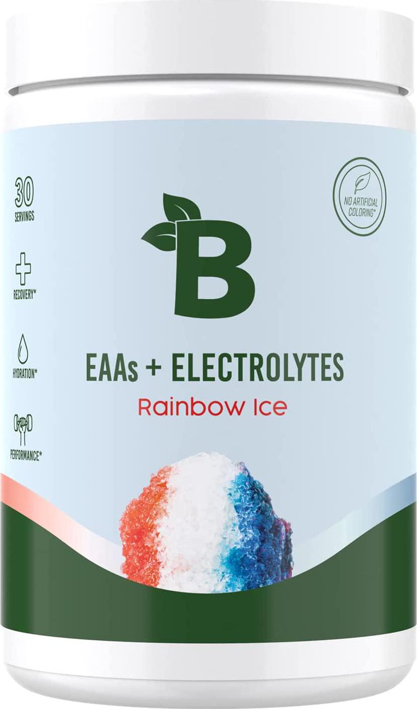 Bloom Nutrition Essential Amino Acids Powder | EAA + BCAA Supplement | Supports Lean Muscle and Hydration | Sugar Free EAAs + BCAAs | Intra + Post Workout Recovery and Energy (Rainbow Ice)