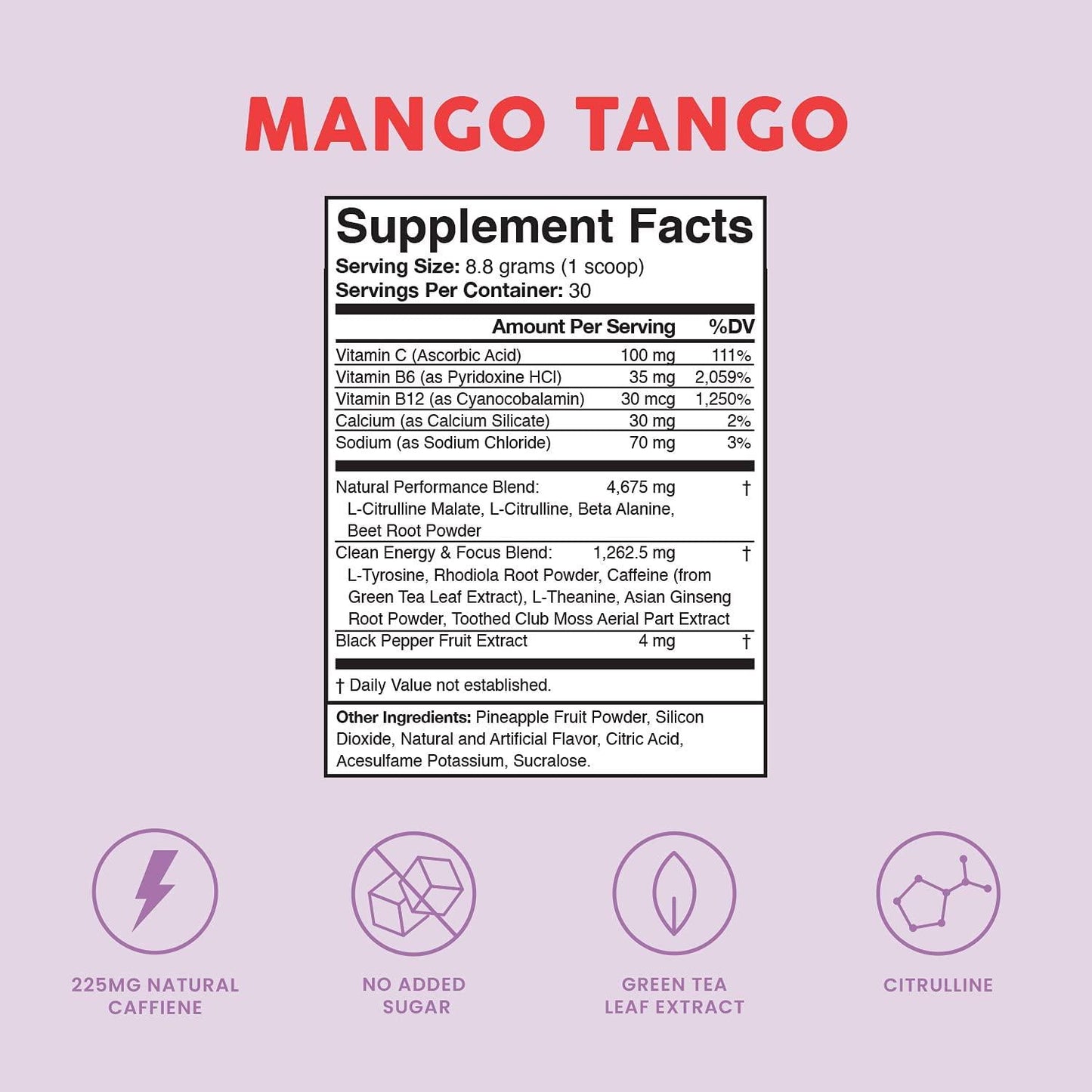 Bloom Nutrition High Energy Pre Workout Powder | Keto Friendly Sugar Free Drink Mix with Amino Acids, Beta Alanine, and Natural Caffeine from Green Tea Leaf Extract (Mango Tango)