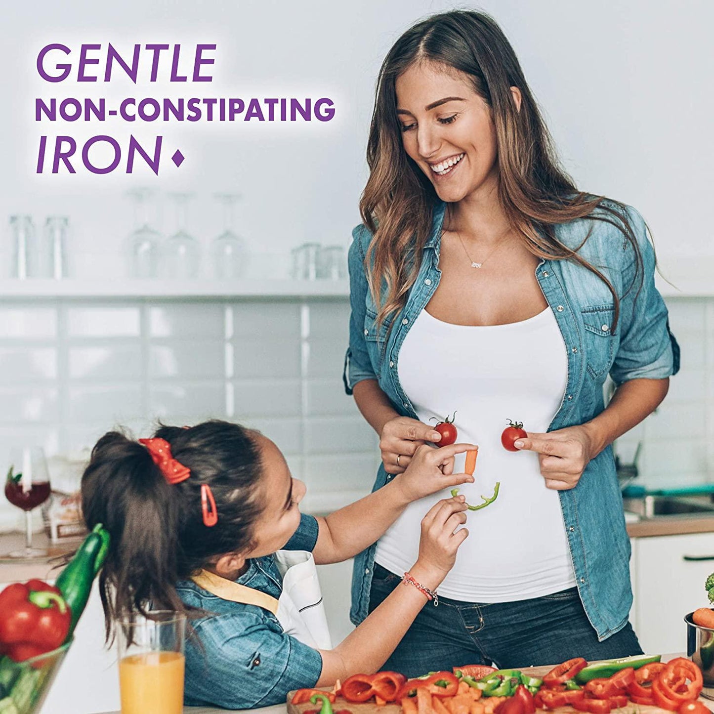 BlueBonnet Albion Extra Strength Chelated Iron Vegetarian Capsules, 90 Count