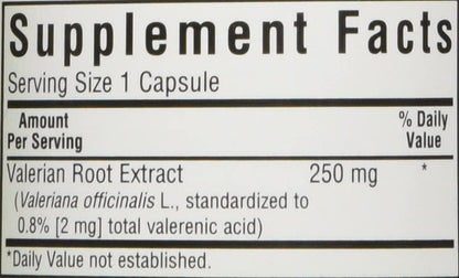 BlueBonnet Valerian Root Extract Supplement, 60 Count