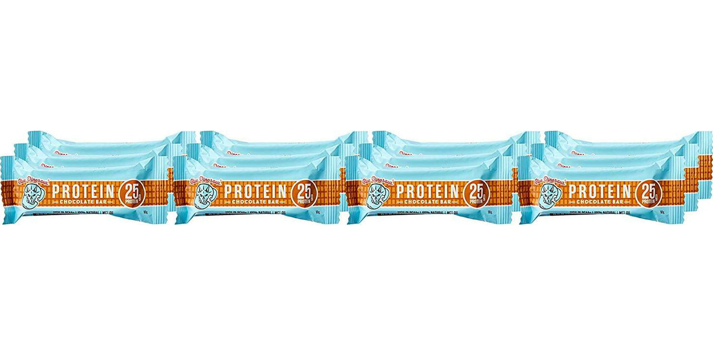Blue Dinosaur Chocolate Protein Bar, 12 x 60 Grams