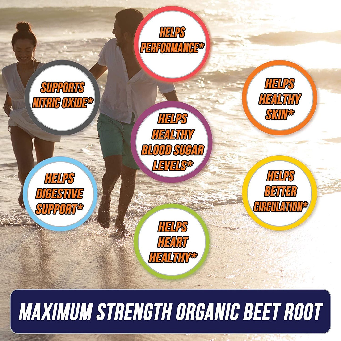 Blue Lily Organic Beet Root Powder (120 Tablets) Ultrabeets 1350 mg with Black Pepper. Nitric Oxide for Performance, Helps Lower Blood Pressure, Supports Heart Health, Athletic Performance No Capsules