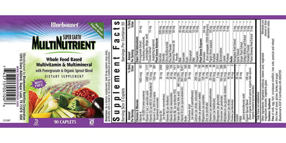 Bluebonnet Nutrition Super Earth Multinutrient Formula (Iron Free)