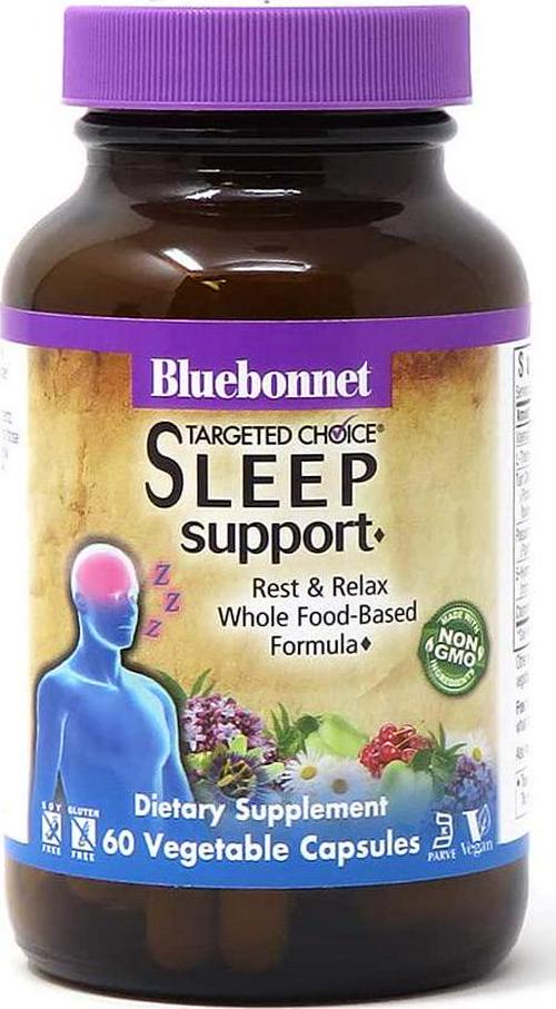 Bluebonnet Nutrition Targeted Choice Sleep Support Herbal Blend, 60 Count