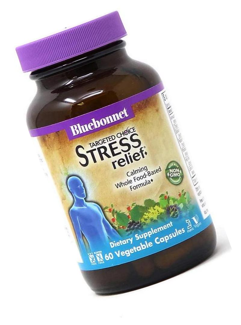 Bluebonnet Nutrition Targeted Choice Stress Relief Herbal Blend, 60 Count