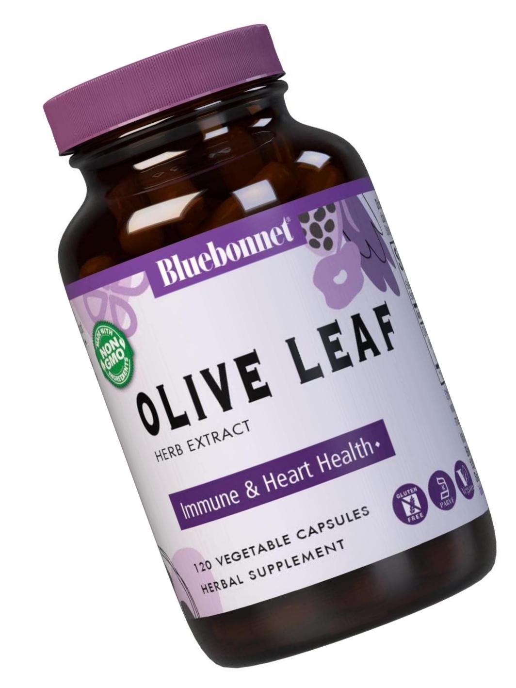 Bluebonnet Nutrition - Olive Leaf Herb Extract - 120 Vegetarian Capsules