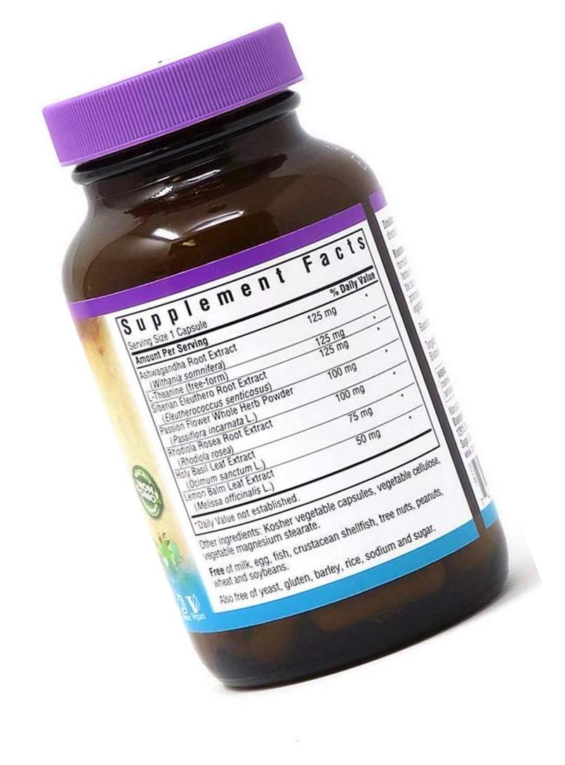 Bluebonnet Nutrition Targeted Choice Stress Relief Herbal Blend, 60 Count