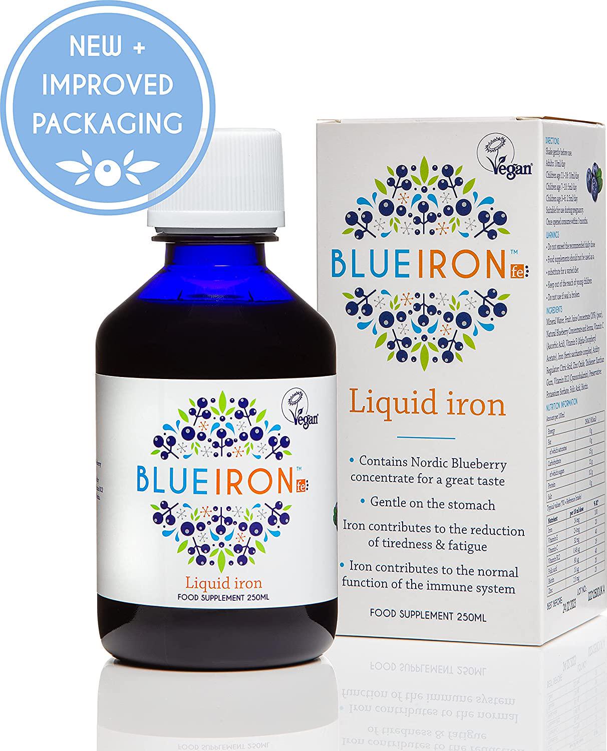Blueiron Liquid Iron Supplement - 330ml bottle