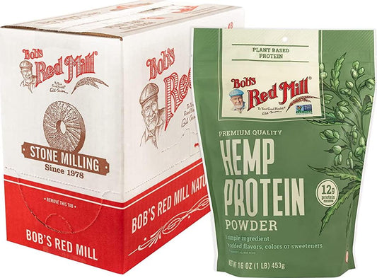 Bob's Red Mill Hemp Protein Powder, 16-ounce (Pack of 4)