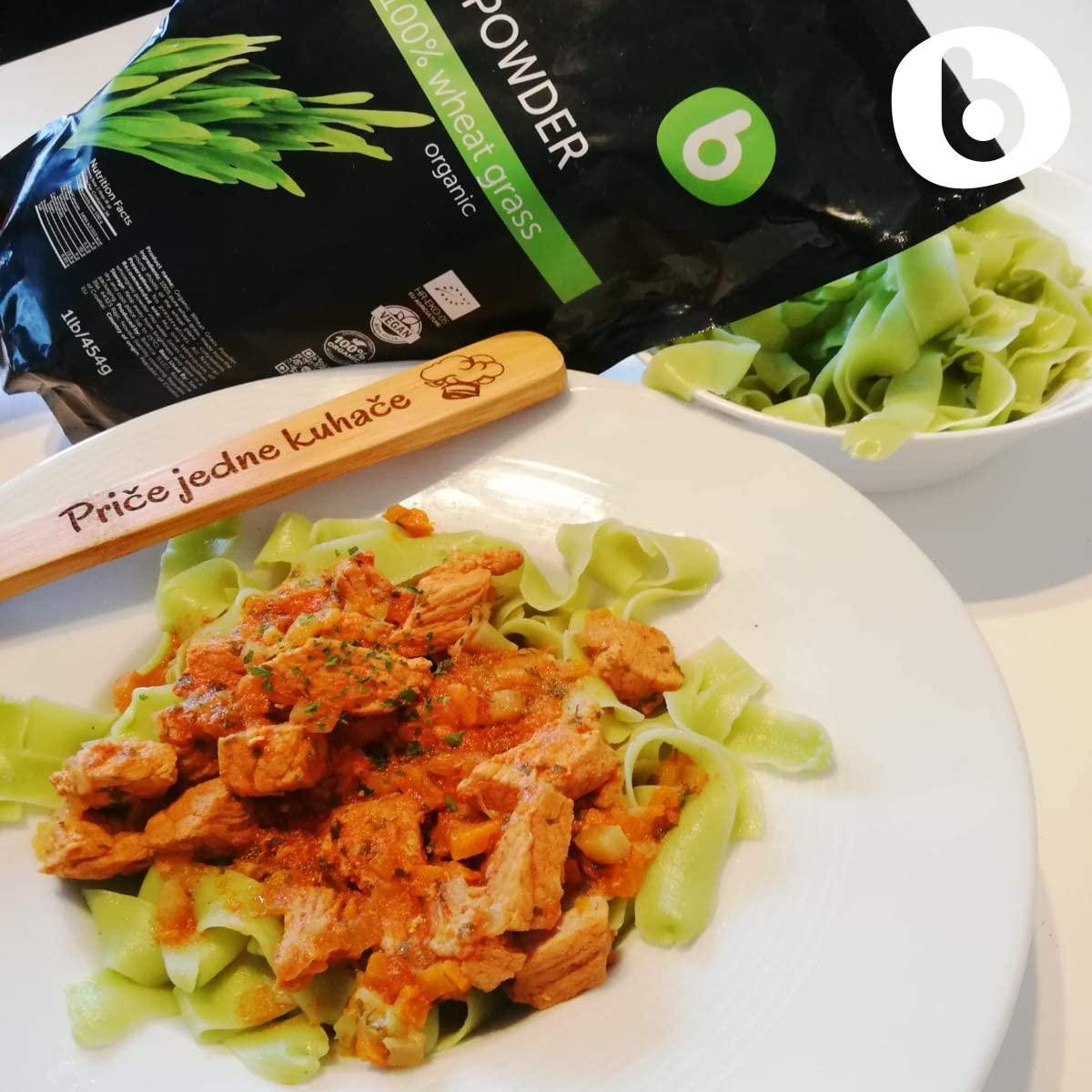 Bobica's Premium European Organic Wheat Grass Powder | 1lb/454g | Superfood, Vegan, Detox, Alkalize, Fiber, Chlorophyll, Antioxidants, Minerals | 100% Pure, Non-GMO, Gluten-Free, Raw |