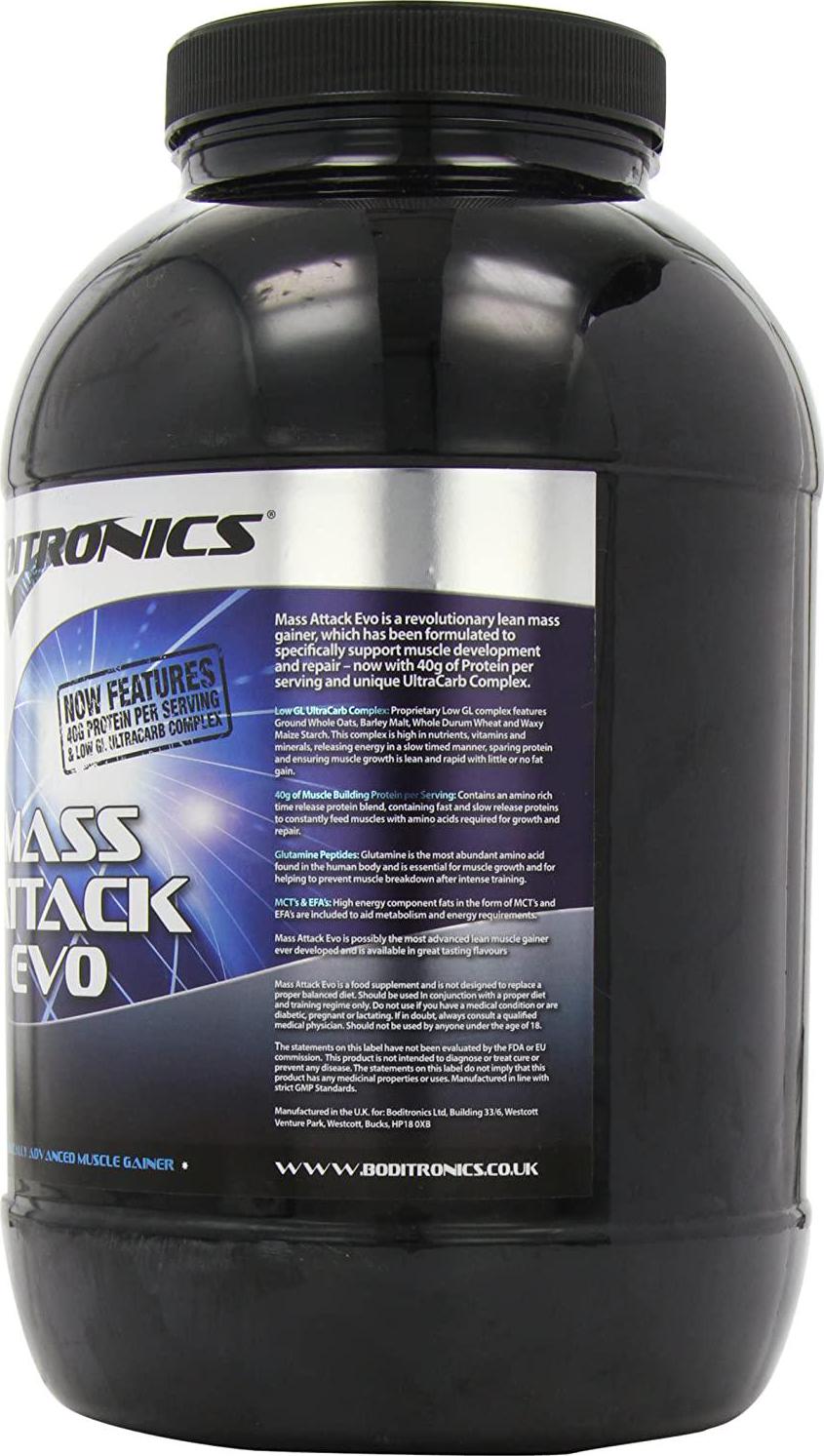 Boditronics Mass Attack Evo Strawberry Powder 2.5kg