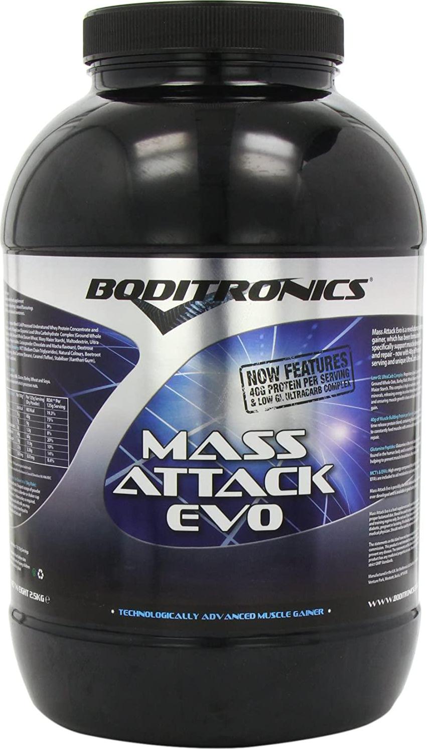 Boditronics Mass Attack Evo Vanilla Powder 2.2kg
