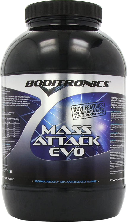 Boditronics Mass Attack Evo Vanilla Powder 2.2kg