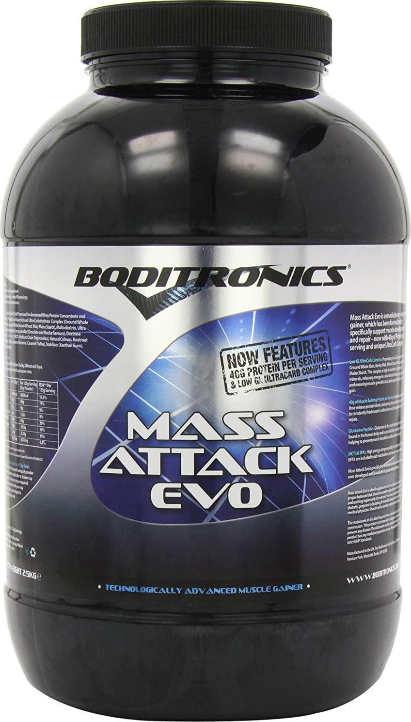 Boditronics Mass Attack Evo Strawberry Powder 2.5kg