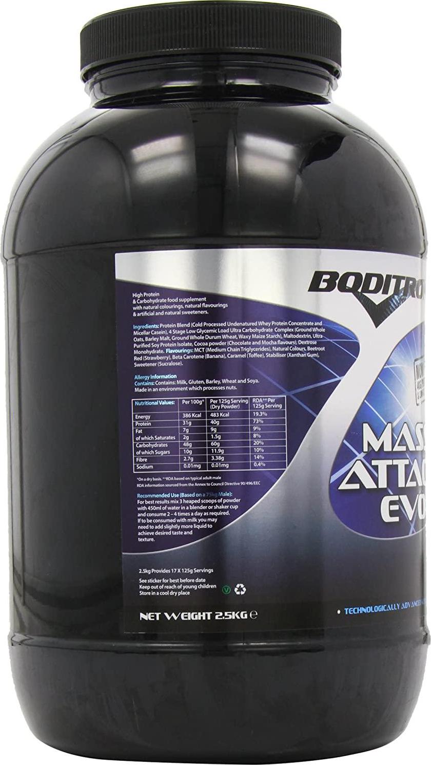 Boditronics Mass Attack Evo Strawberry Powder 2.5kg