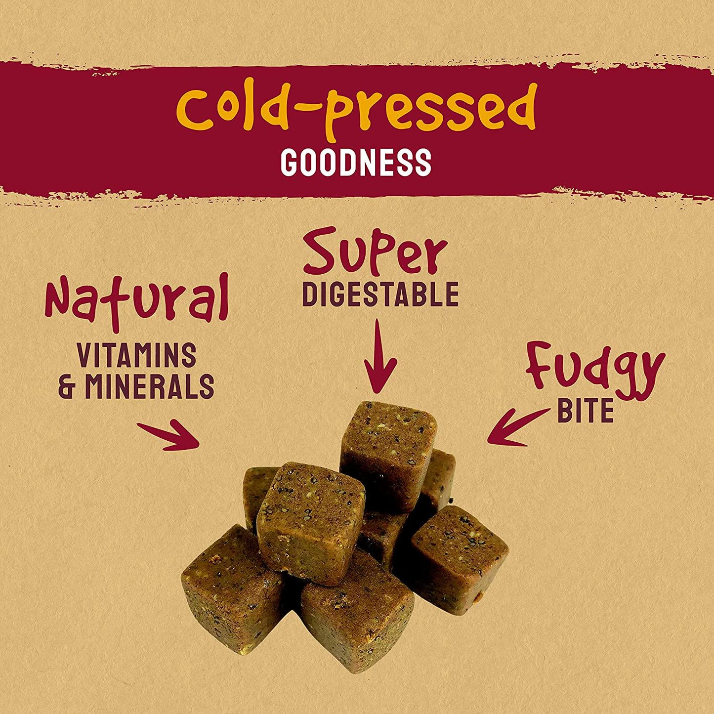 BodyMe Organic Vegan Protein Bites | Raw Maca Cinnamon | 500g (100 Bites) | With 3 Plant Proteins