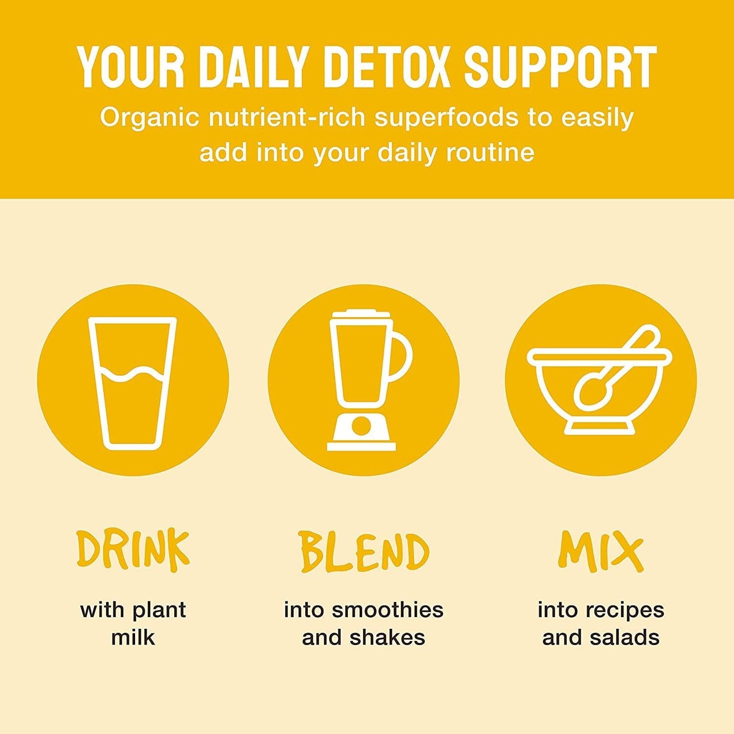 BodyMe Organic Vegan Golds Powder | 270g | Turmeric Blend | With Turmeric Coconut Milk Prebiotic Inulin Cinnamon Ginger Reishi Mushroom Black Pepper