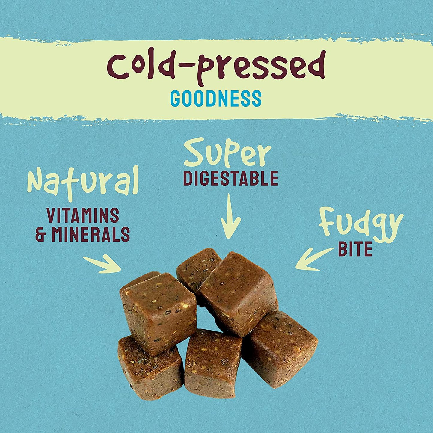 BodyMe Organic Vegan Protein Bites | Raw Chia Vanilla | 500g (100 Bites) | With 3 Plant Proteins