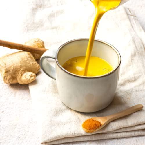 BodyMe Organic Vegan Golds Powder | 270g | Turmeric Blend | With Turmeric Coconut Milk Prebiotic Inulin Cinnamon Ginger Reishi Mushroom Black Pepper