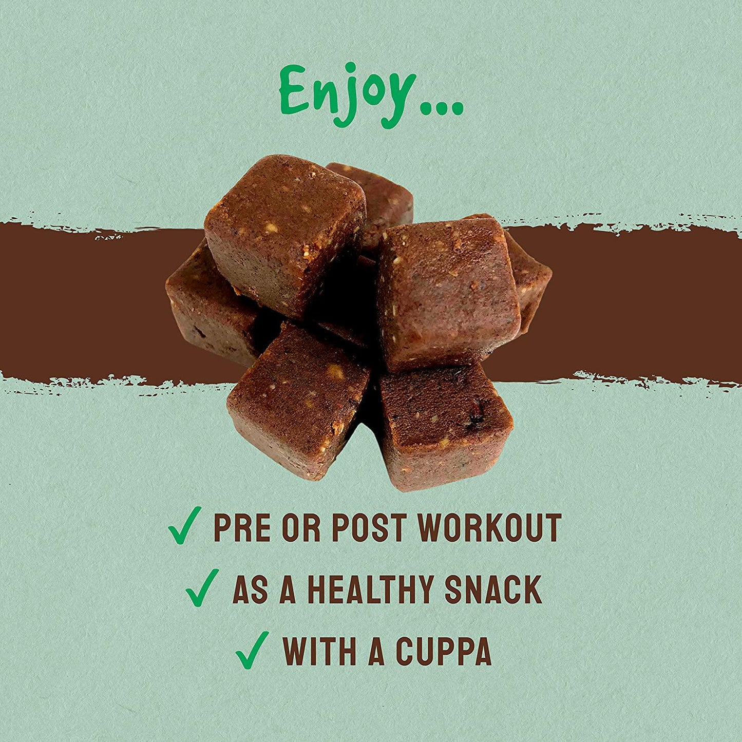 BodyMe Organic Vegan Protein Bites | Raw Cacao Mint | 500g (100 Bites) | With 3 Plant Proteins