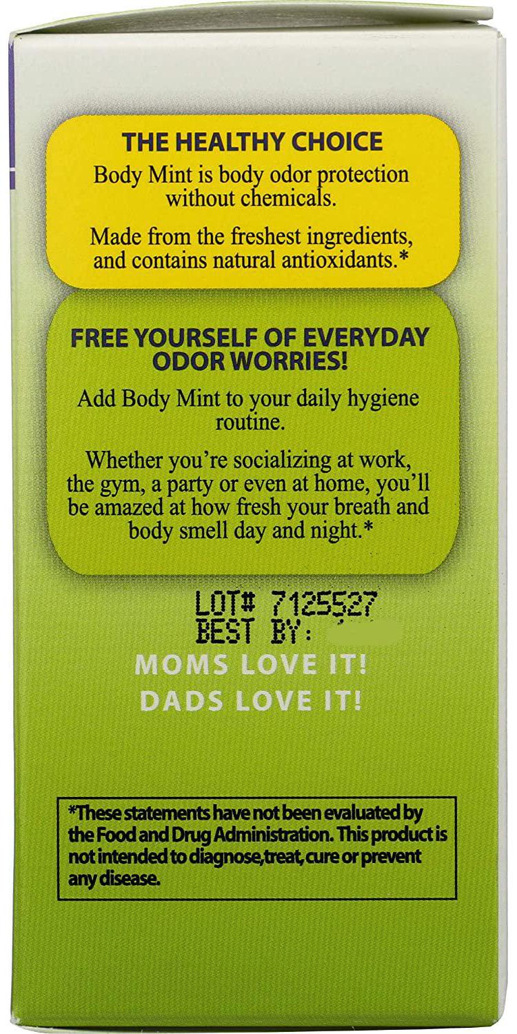 BodyMint, 60 Count Bottle