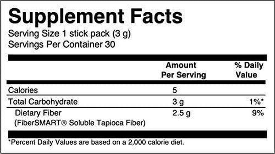 BodyRight Prebiotic Fiber Shot - 100% Natural Fiber Supplement Powder - 30 Servings - Soluble - Orange Flavor Fiber Powder - Vegan Organic Dietary Nutritional Supplements for Men and Women