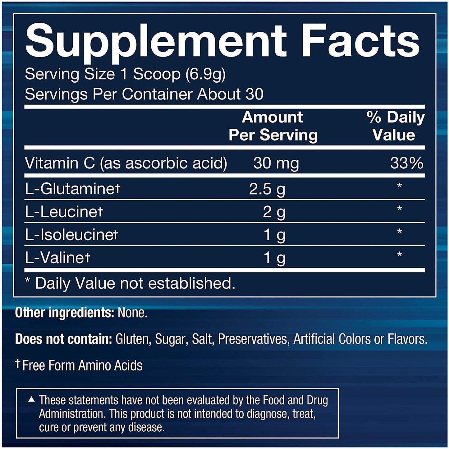 BodyTech BCAA Glutamine Supports Muscle Endurance, Growth Recovery with Essential Amino Acids (7.2 Ounce Powder)