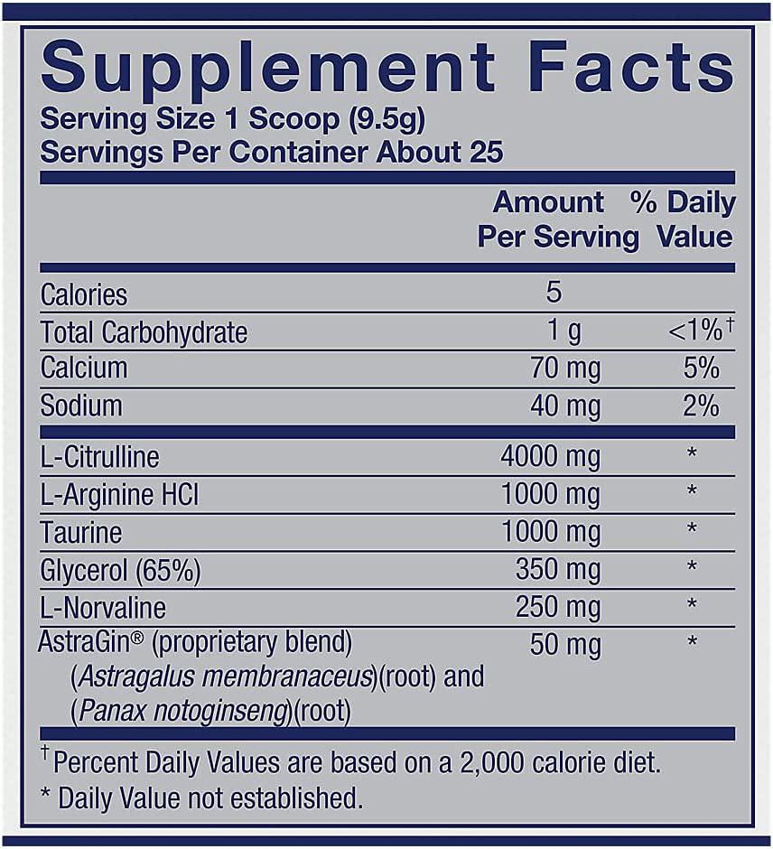 BodyTech Nitrulline Nitric Oxide Potentiator, Pumps Endurance to Help Energize Nourish Working Muscles, Watermelon (8.4 Ounce Powder)