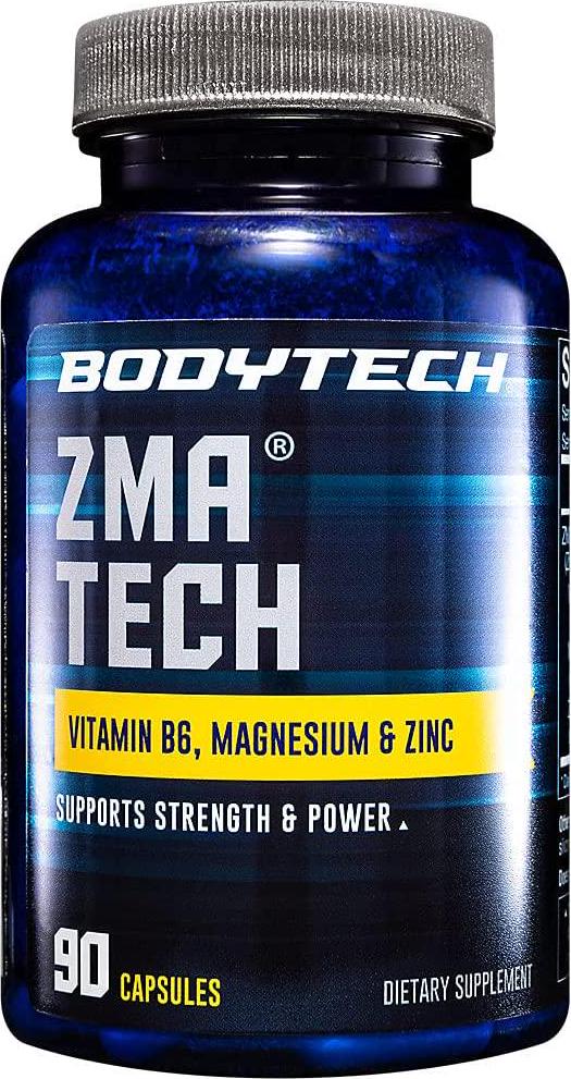 BodyTech ZMA Tech 2500MG (Zinc Magnesium Aspartate) with Vitamin B6, Magnesium Zinc (90 Capsules)