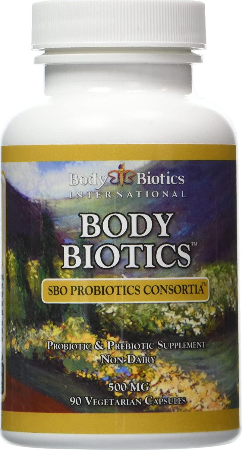 Body Biotics Bio-Identical SBO Probiotics Consortia, Probiotic and Prebiotic Supplement, Non-Dairy, 90 Capsules