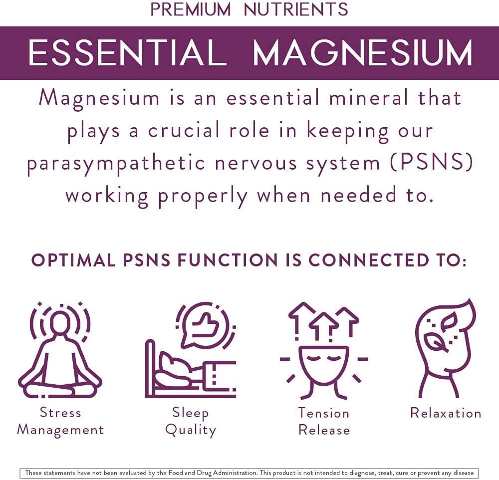 Body Kitchen - Unwind, Dimagnesium Malate, Magnesium Bisglycinate 420mg, Anti-Stress Magnesium Supplement Drink Mix Powder - Cherry, Vegan, Gluten Free and Non-GMO, 60 Servings