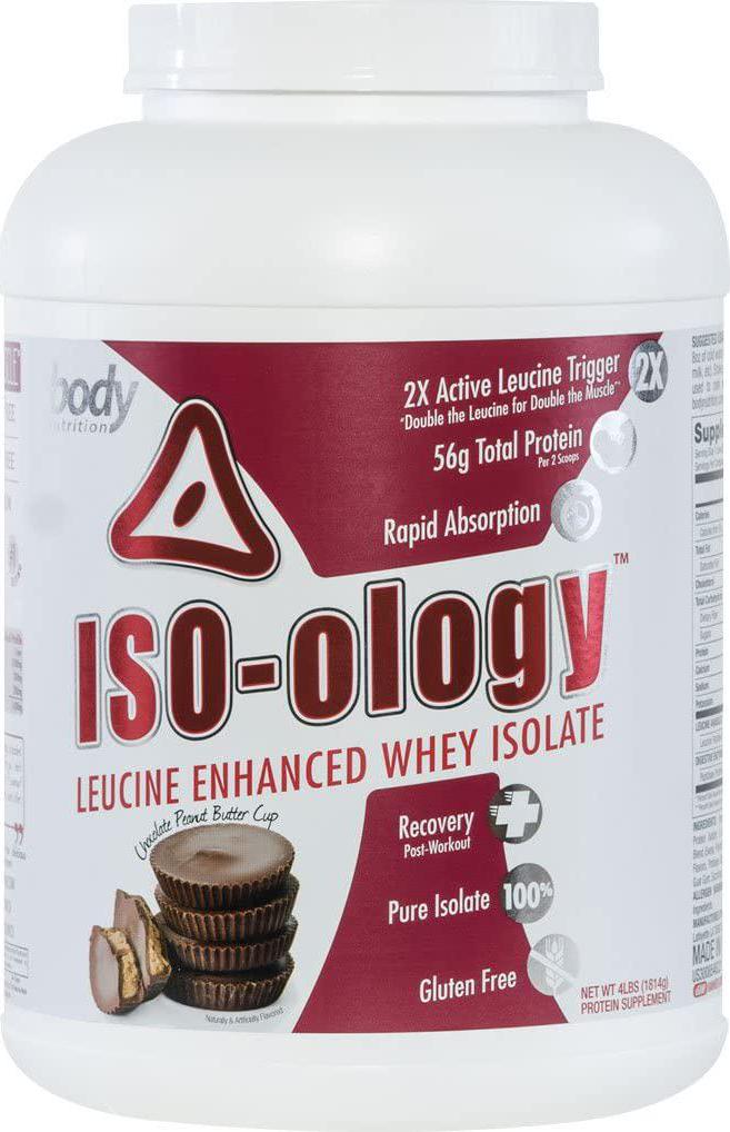 Body Nutrition ISO-Ology Chocolate Peanut Butter Cup Leucine-Enhanced Whey Isolate 4 LB