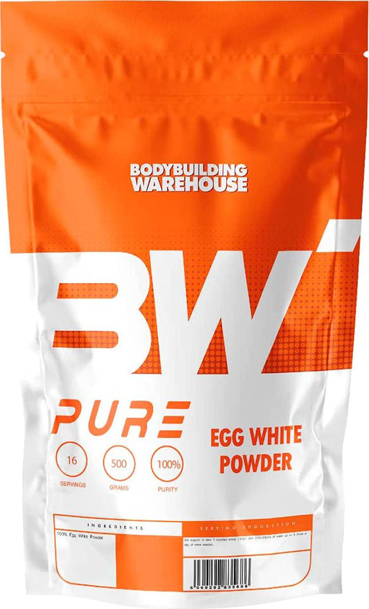 Bodybuilding Warehouse Pure Egg White Powder Unflavoured 500 g