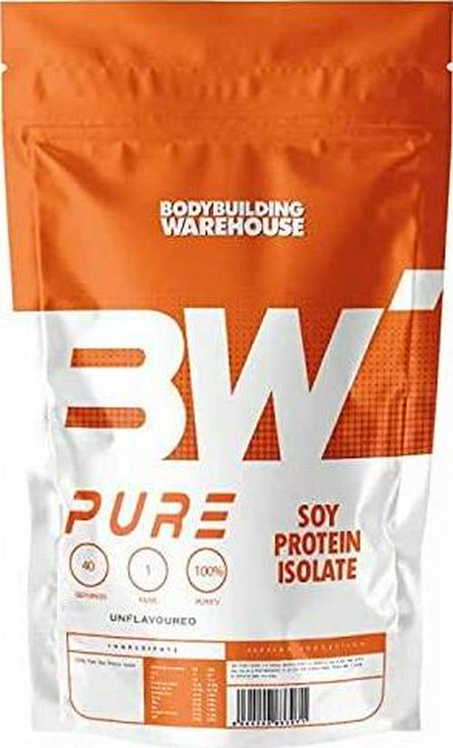 Bodybuilding Warehouse Pure Soy Protein Isolate Powder 500 g