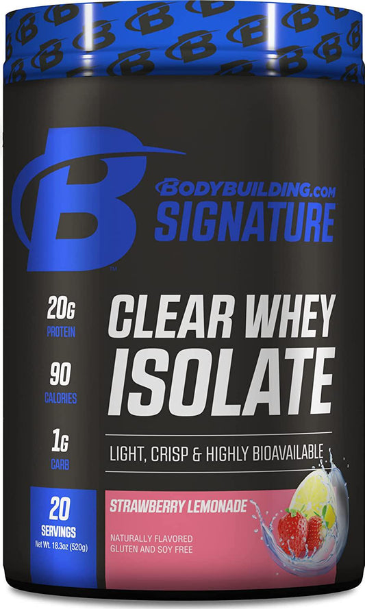 Bodybuilding.com Signature Clear Whey Isolate (Strawberry Lemonade)