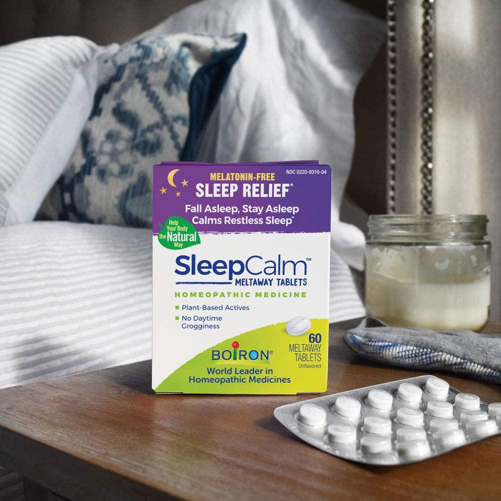 Boiron SleepCalm Natural Sleep Aid for Deep, Relaxing, Restful Nighttime Sleep - Melatonin-Free and Non Habit-Forming - 120 Count (2 Pack)