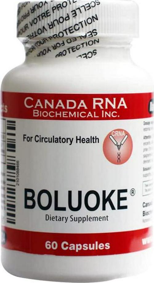 Boluoke (Lumbrokinase) for Circulatory Health Canada RNA, 60 caps