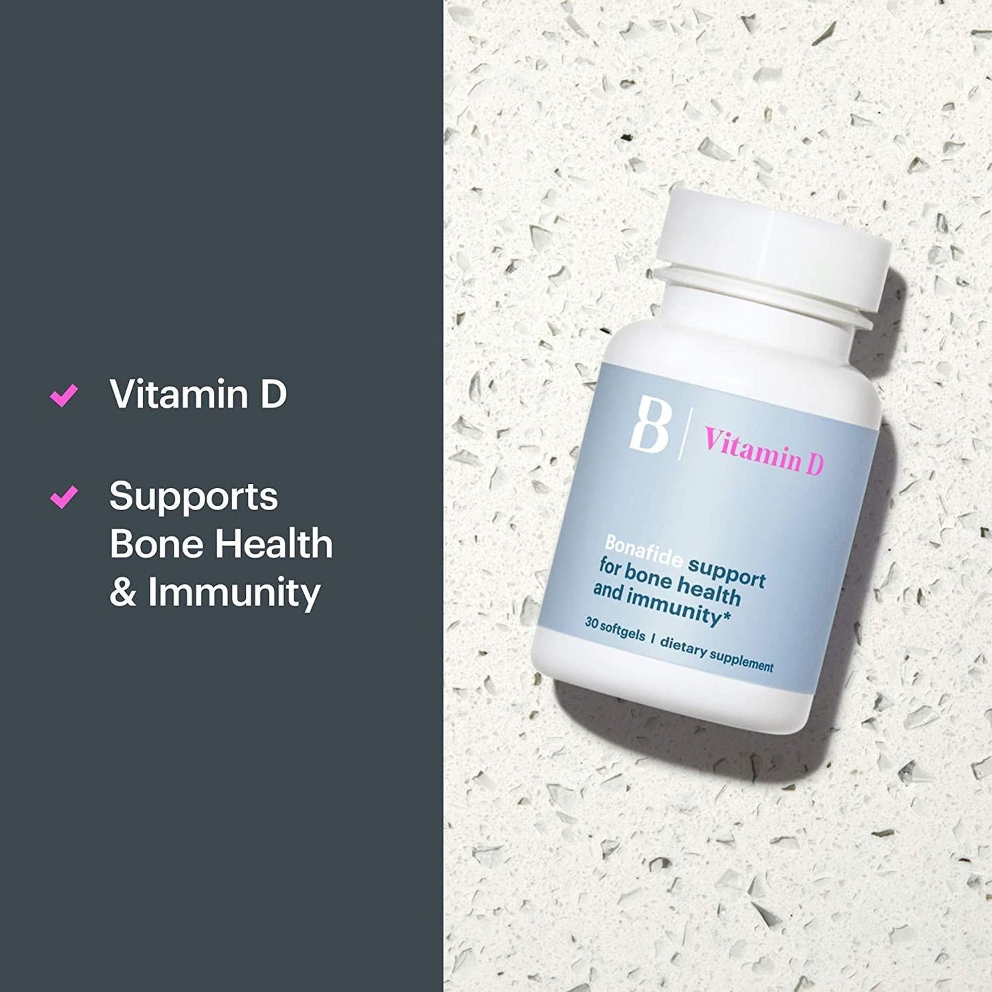 Bonafide Vitamin D for Bone Health and Immunity 30 Soft Gels (1)