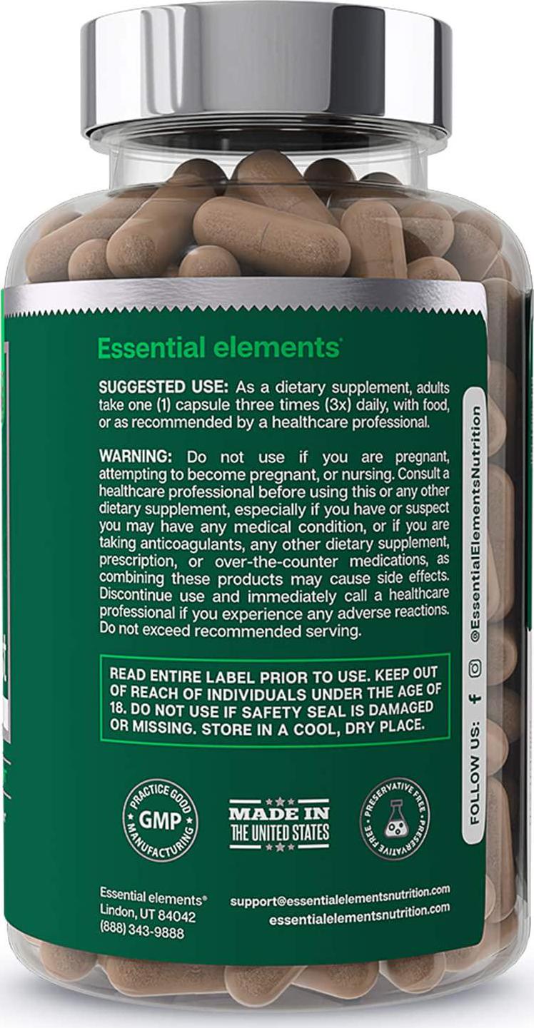 Bone Boost Bone Health Supplement - Calcium, Vitamin D3, K2, Cissus Quadrangularis | Essential Elements for Bone Strength - 90 Capsules (30 Day Supply)