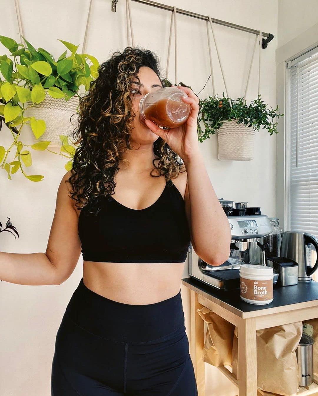 Bone Broth Protein Powder Hydrolyzed Collagen Supplement - Chocolate, 18 Servings - 2g Carbs, Keto Friendly, Zero Artificial Ingredients