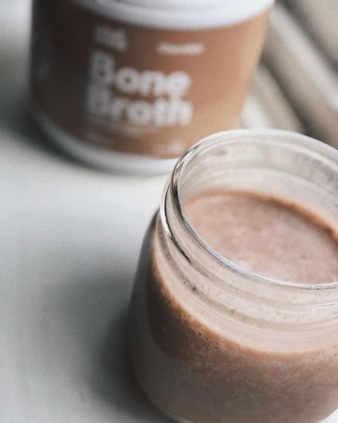 Bone Broth Protein Powder Hydrolyzed Collagen Supplement - Chocolate, 18 Servings - 2g Carbs, Keto Friendly, Zero Artificial Ingredients