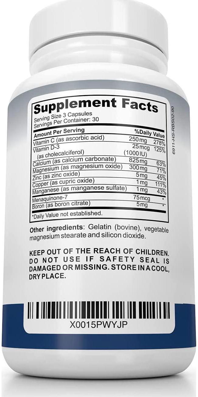 Bone Builder Joint Supplements for Women - Increased Bone Health Plus New Growth - Fights Osteoporosis - Bone Strength Formula - Organic Bone Care for Max Raw Absorption Boost - Feel New Life and Alive