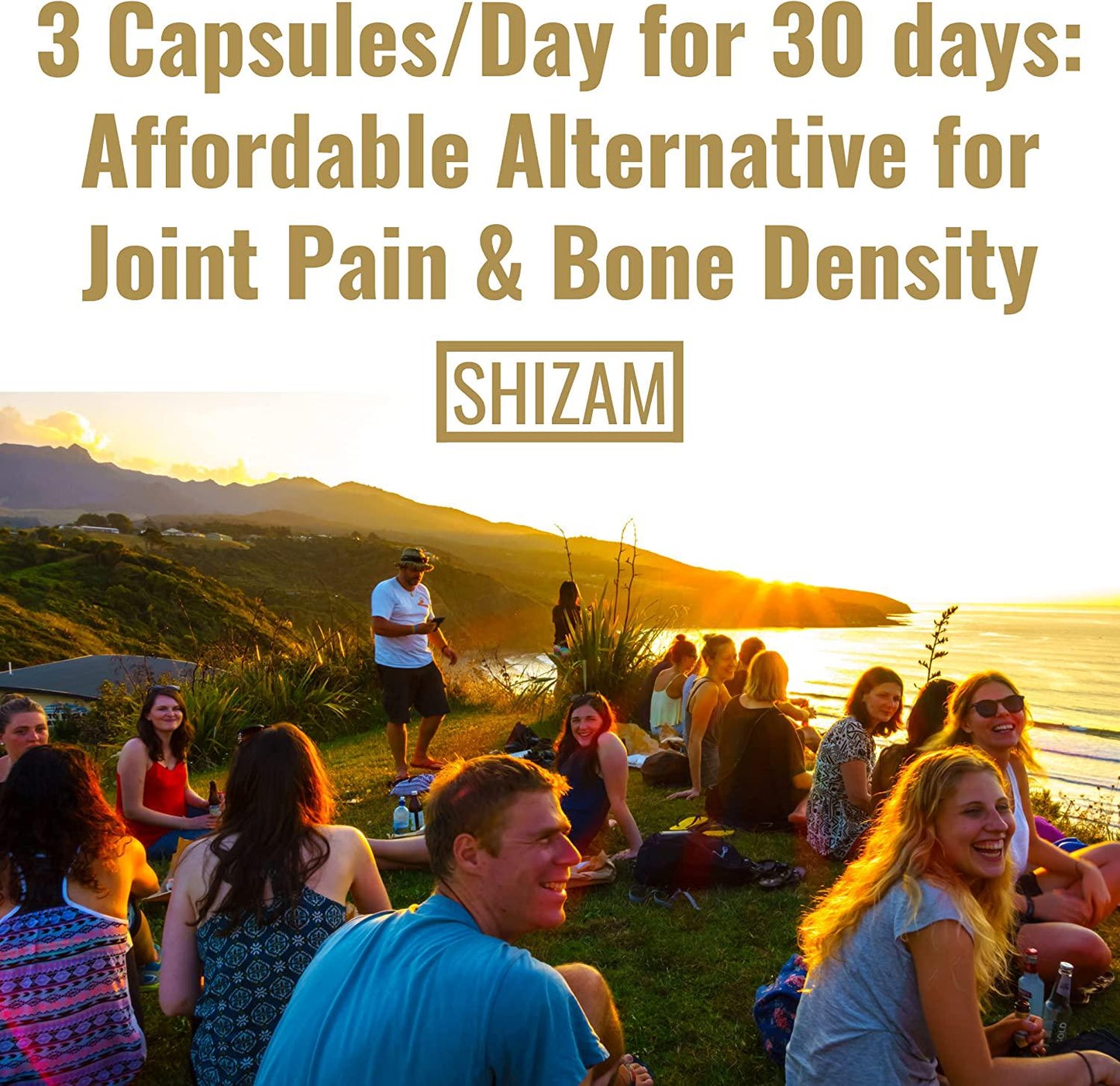 Bone Density Support Vitamin Supplements for Women and Men. Strong Bones Calcium Joint Health Complex w Magnesium Potassium D-3 K-1 C Copper Zinc Manganese Ipriflavone Boron Lysine Bromelain