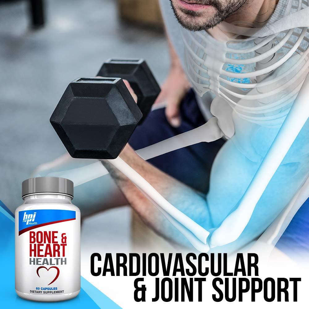Bone and Heart Health General Wellness Bone Support Joint Support Cardiovascular Support Vitamin D3 Vitamin K2 Keto Friendly Easy-to-Take Capsules