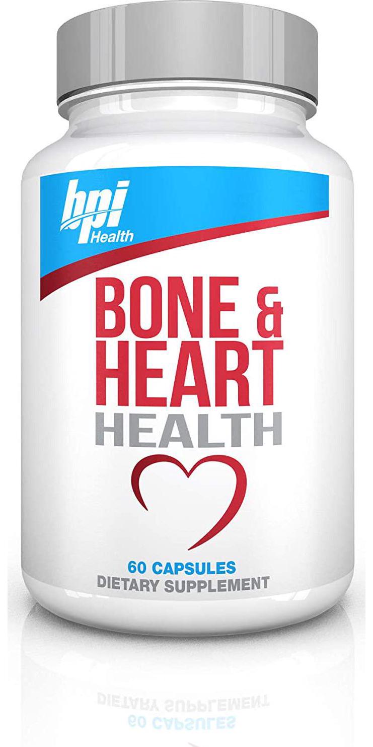 Bone and Heart Health General Wellness Bone Support Joint Support Cardiovascular Support Vitamin D3 Vitamin K2 Keto Friendly Easy-to-Take Capsules