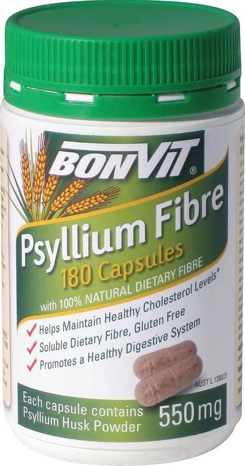 Bonvit 550mg Psyllium Fibre 180 Capsules