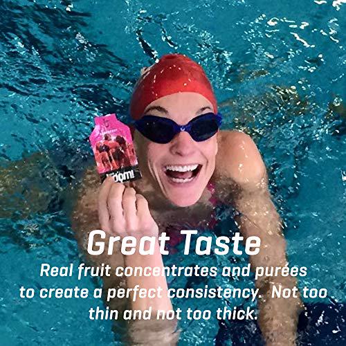 Boom Nutrition - Carb Boom Energy Gel - Fruit-Flavored Energy Gels - Workout Gel - Energy Gel for Cycling - Running Gel - Natural Energy Gel - Strawberry Kiwi (24 Pack)