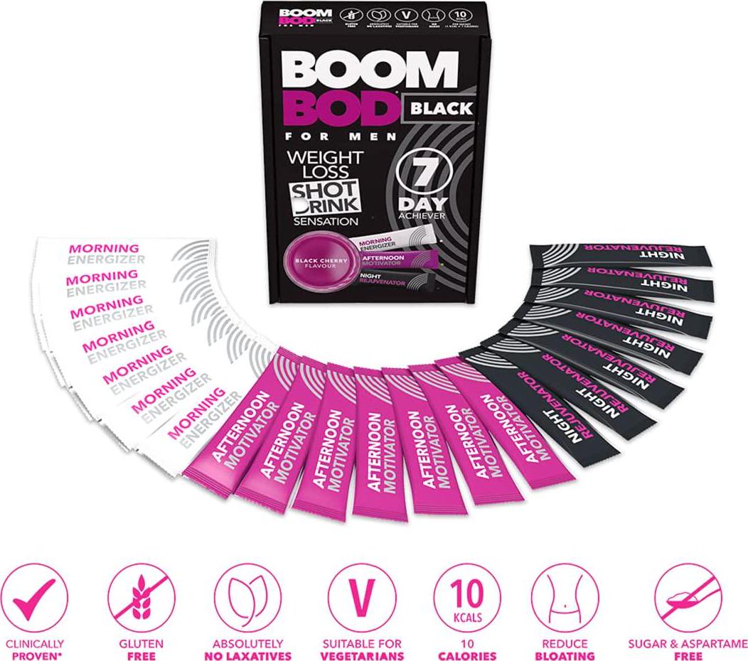 Boombod, Diet Shot Drink, 21 sachets