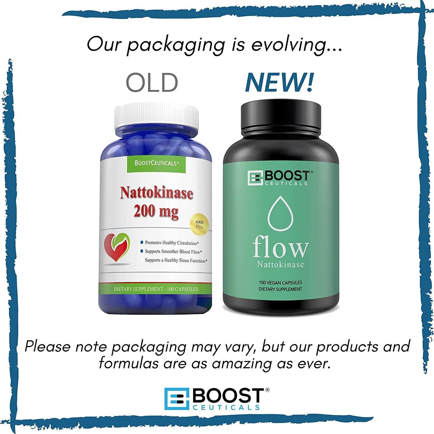 BoostCeuticals Nattokinase 100 200 mg Ideal No Additives 4000FU Supplement – Vegan – Non GMO Gluten Free Pure Natural Blood Thinner - 100 Servings Per Bottle